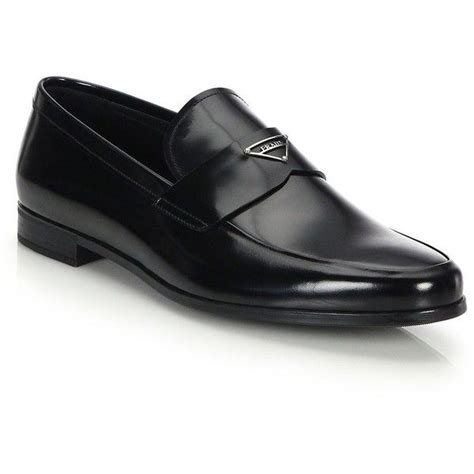 prada spazzolato dress slip-ons|prada spazzolato saffiano leather.